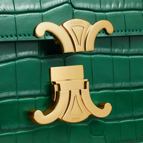 celine green triomphe|celine triomphe for sale.